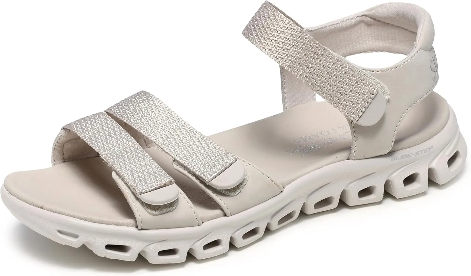Skechers Women's Glide-Step-Count on Me Sport Sandal
