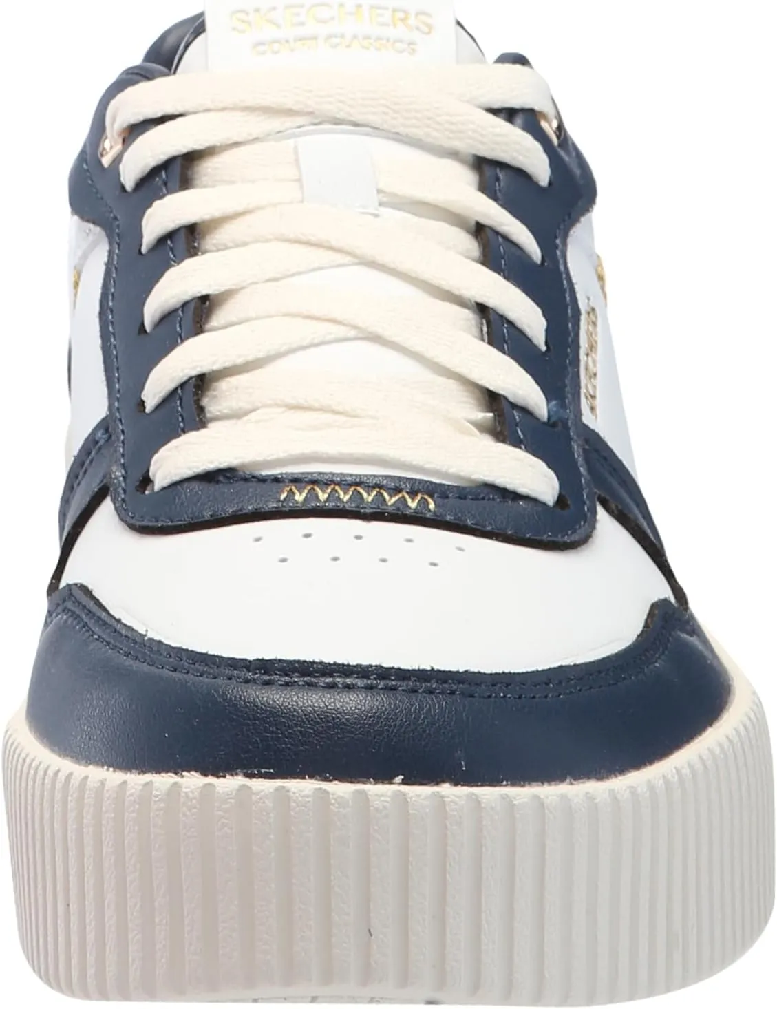Skechers Women's Jade-Best in Class Leather Lace-up Sneakers with Memory Foam
