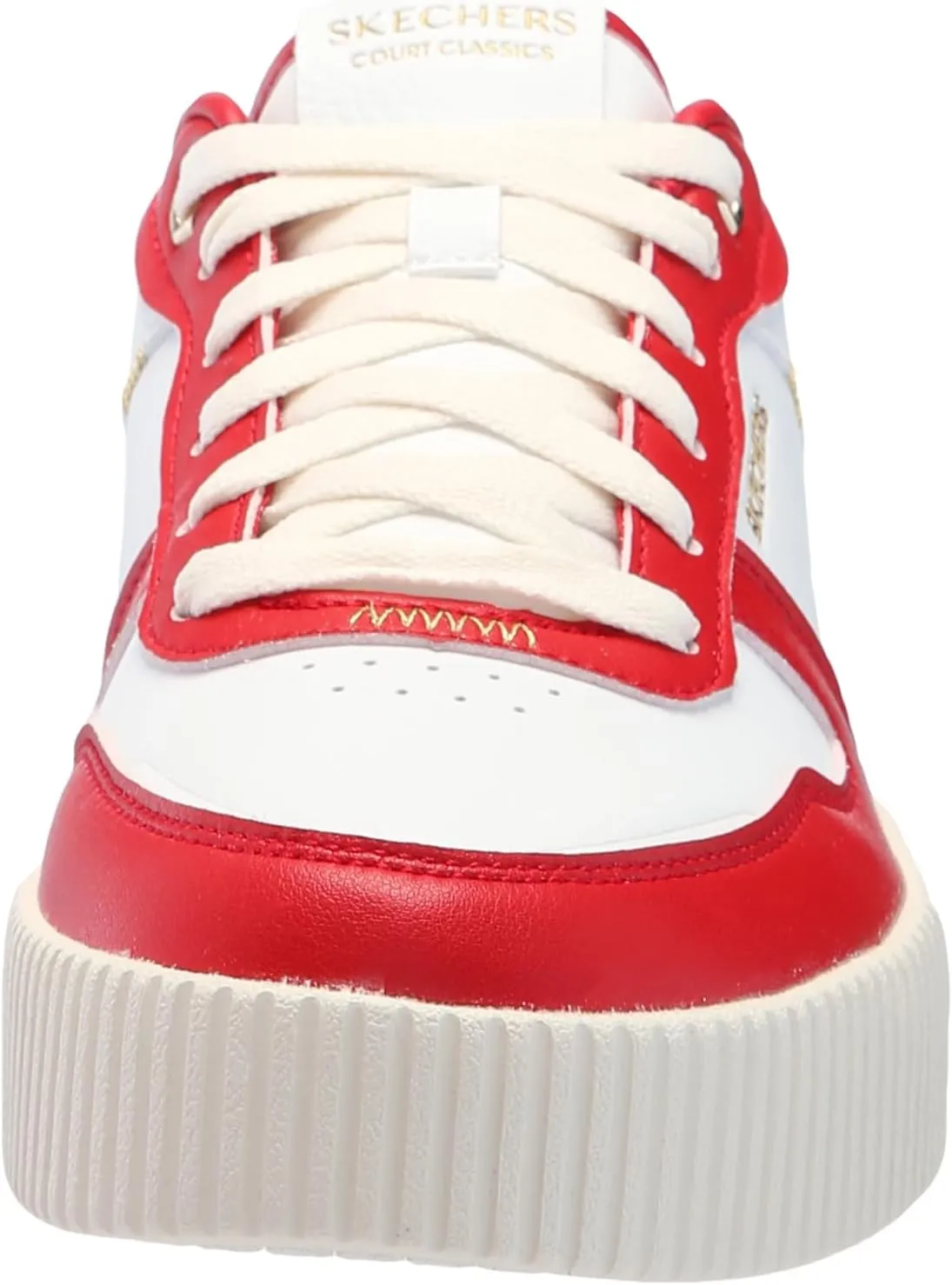 Skechers Women's Jade-Best in Class Leather Lace-up Sneakers with Memory Foam