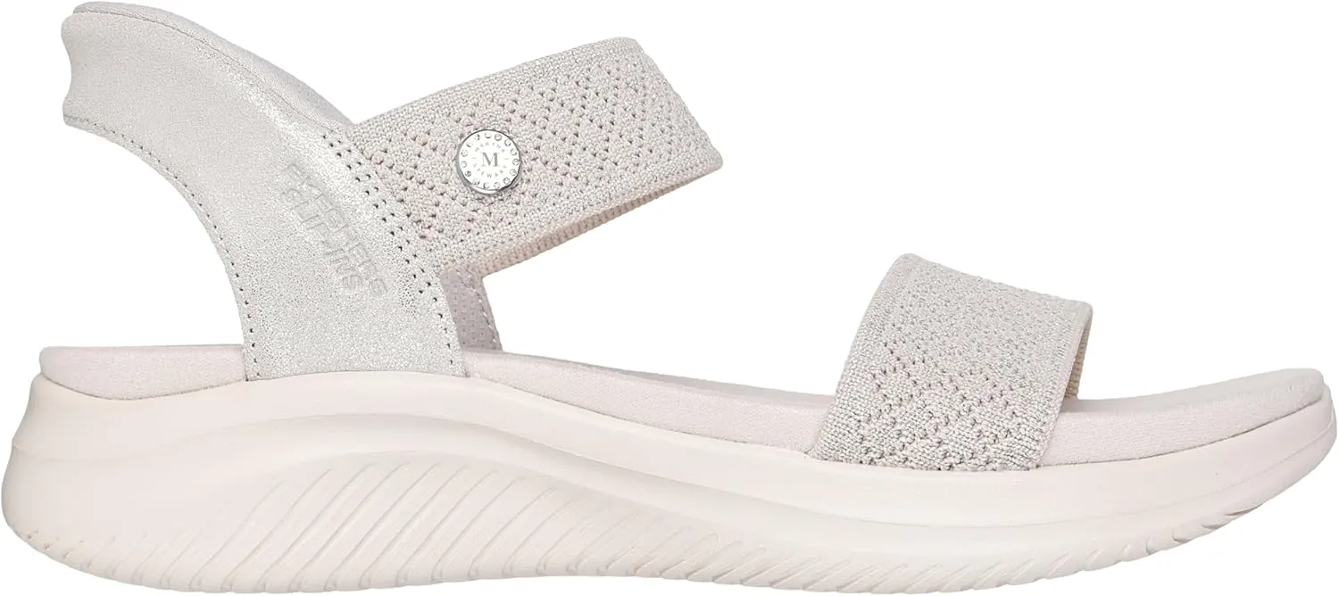 Skechers Women's Martha Stewart's Ultra Flex 3.0-Shine on Us Sport Sandal