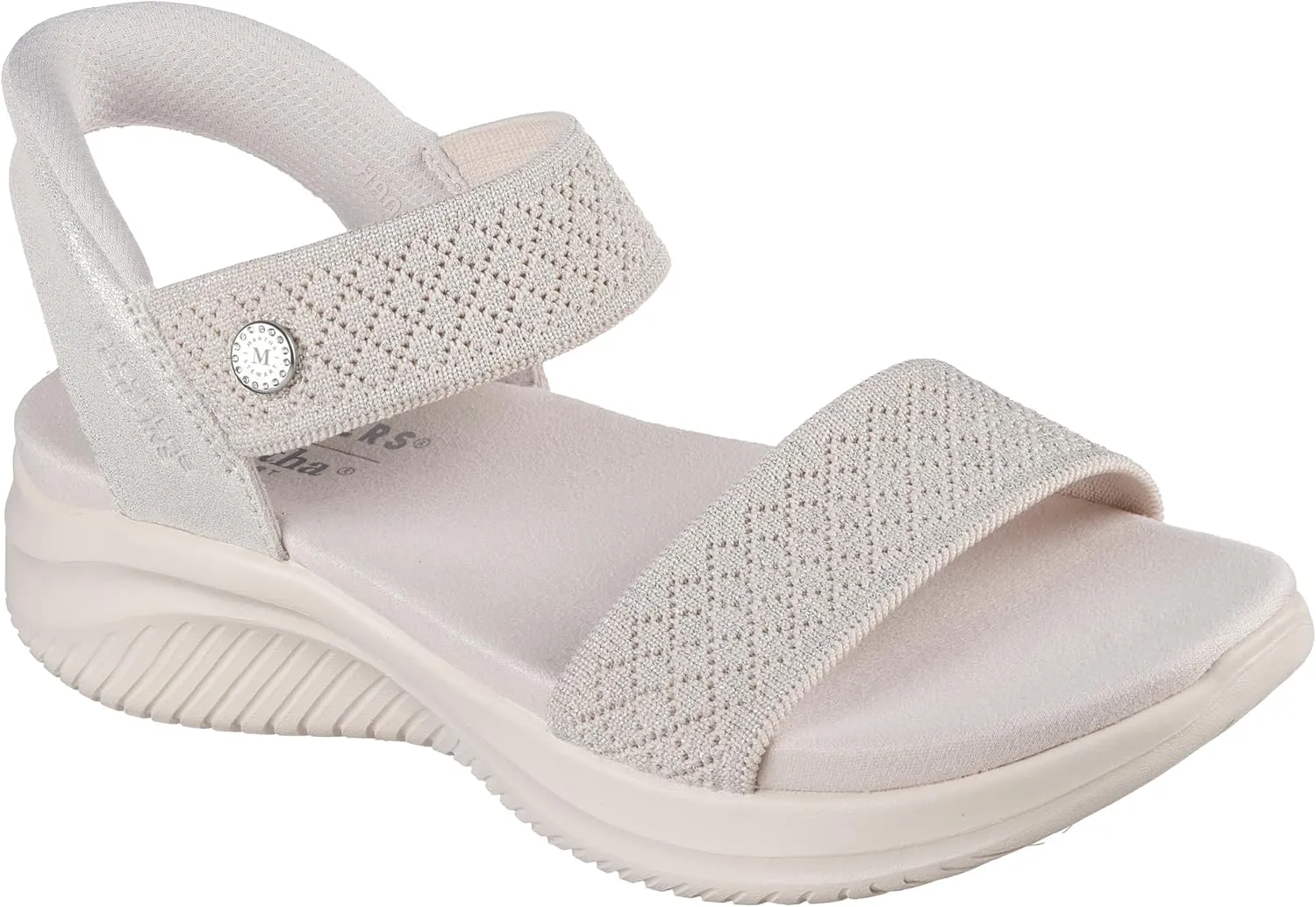 Skechers Women's Martha Stewart's Ultra Flex 3.0-Shine on Us Sport Sandal