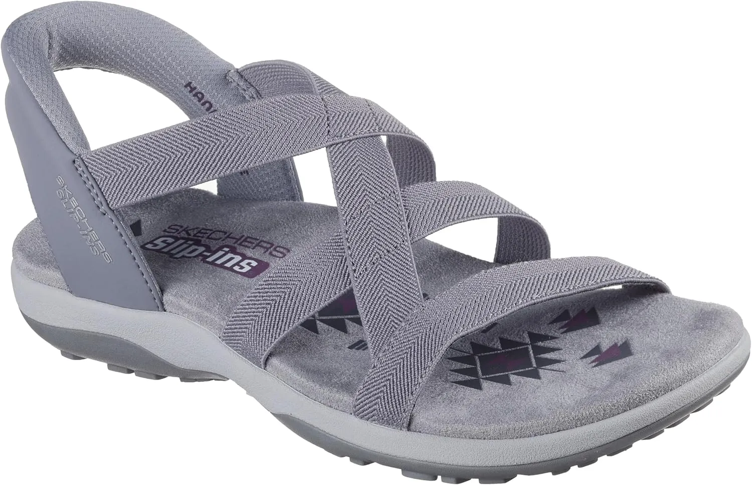 Skechers Women's Reggae Slim-Stretch Flex Hands Free Slip-ins Sandal