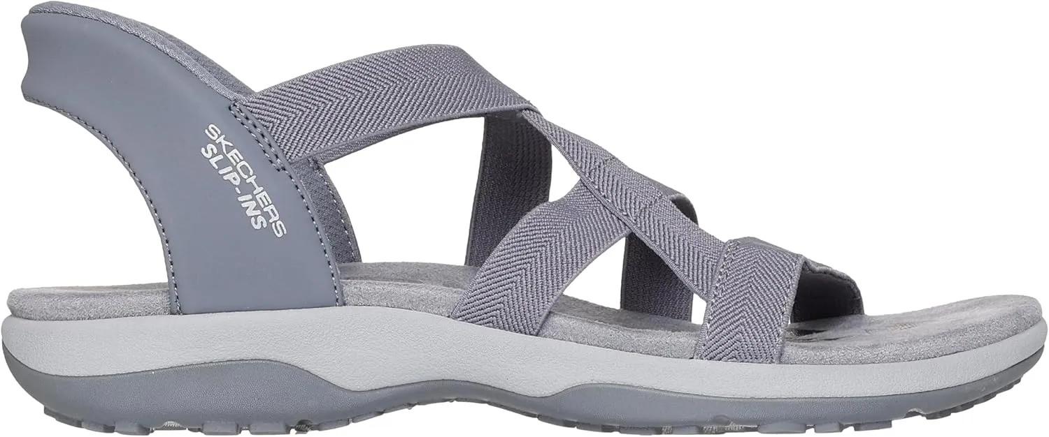 Skechers Women's Reggae Slim-Stretch Flex Hands Free Slip-ins Sandal