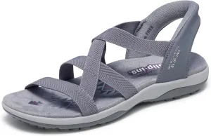 Skechers Women's Reggae Slim-Stretch Flex Hands Free Slip-ins Sandal