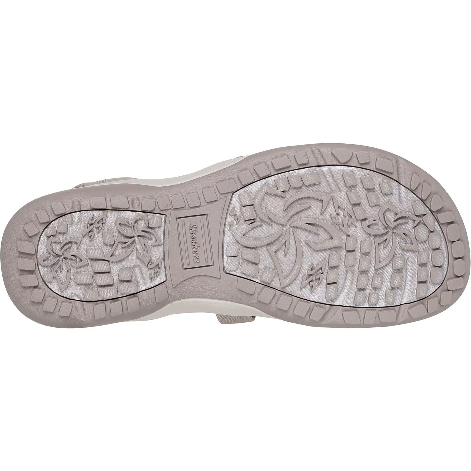 Skechers Women's Reggae Slim Stretch Flex Sandal in Taupe