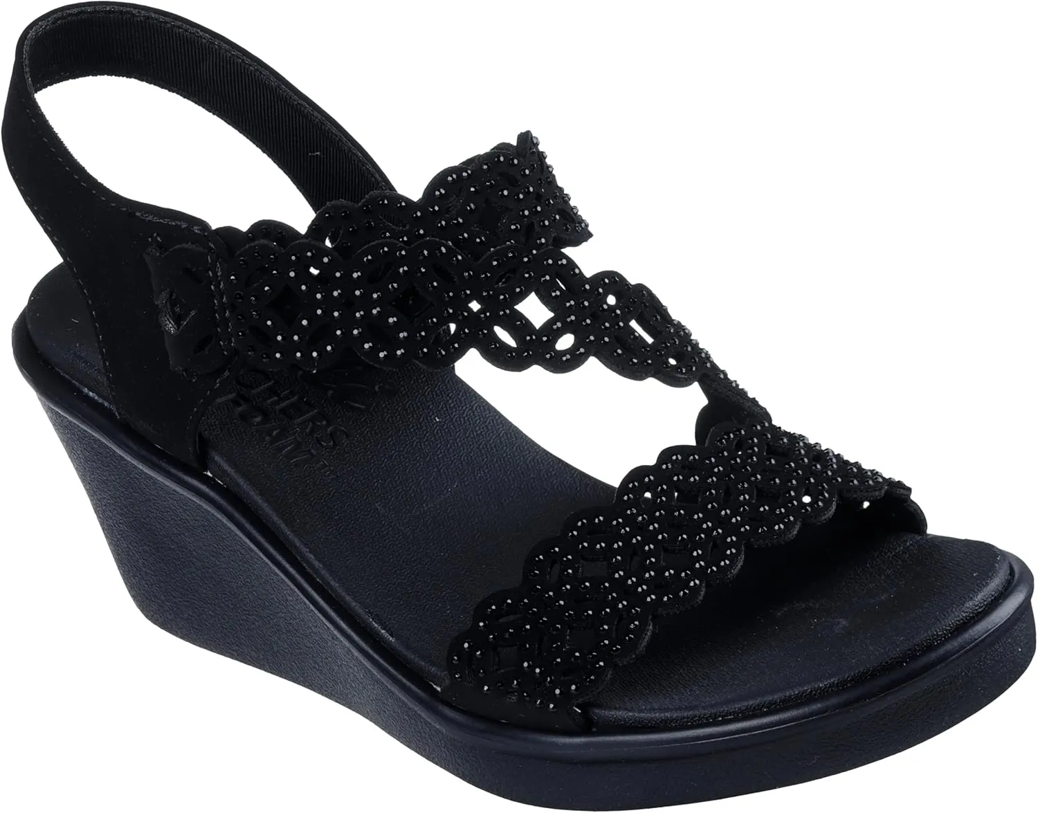 Skechers Women's Rumble on-Sassier DayZ Wedge Sandal