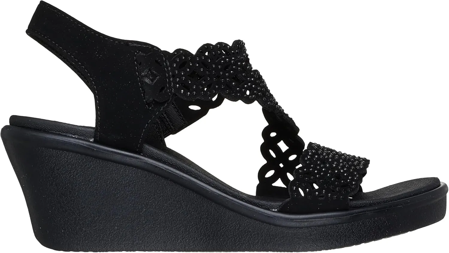 Skechers Women's Rumble on-Sassier DayZ Wedge Sandal