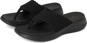 Skechers Women's Ultra Flex 3.0-Ryhthm Waves Flip-Flop
