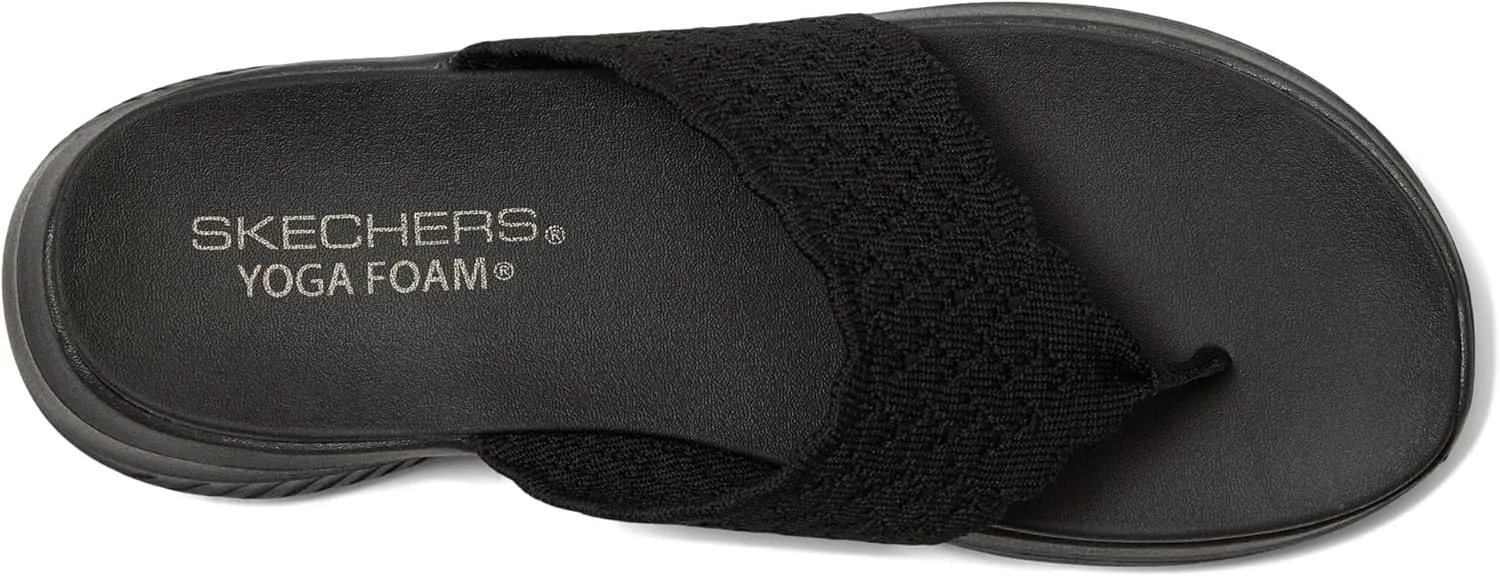 Skechers Women's Ultra Flex 3.0-Ryhthm Waves Flip-Flop