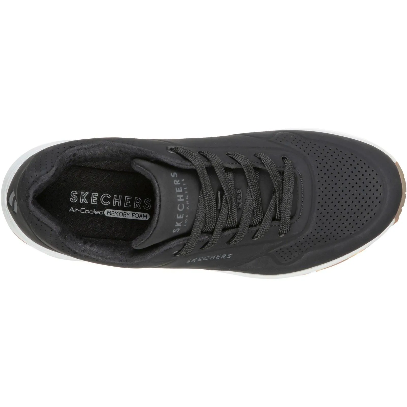 Skechers Women's Uno Stand On Air Sports Shoes in Black