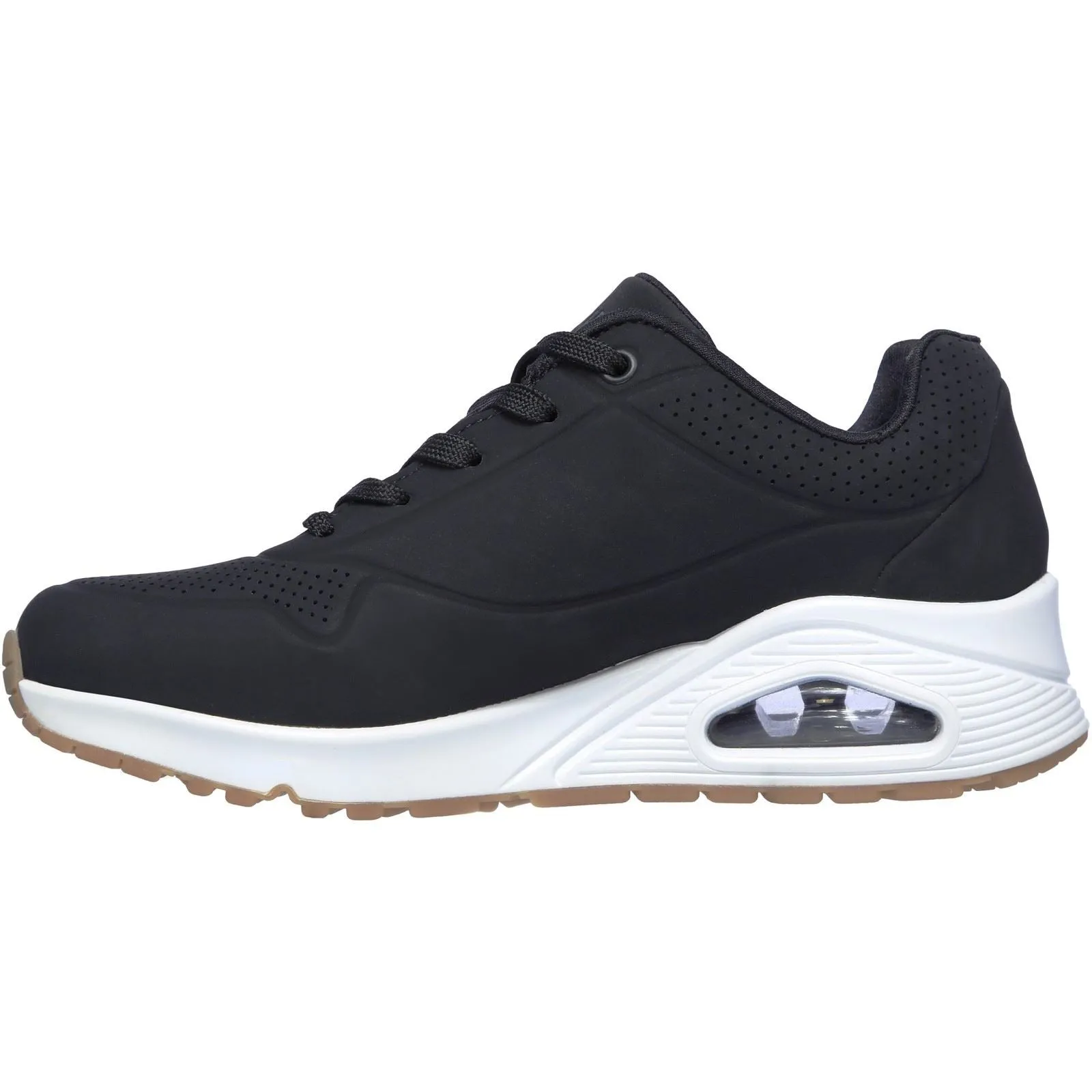 Skechers Women's Uno Stand On Air Sports Shoes in Black