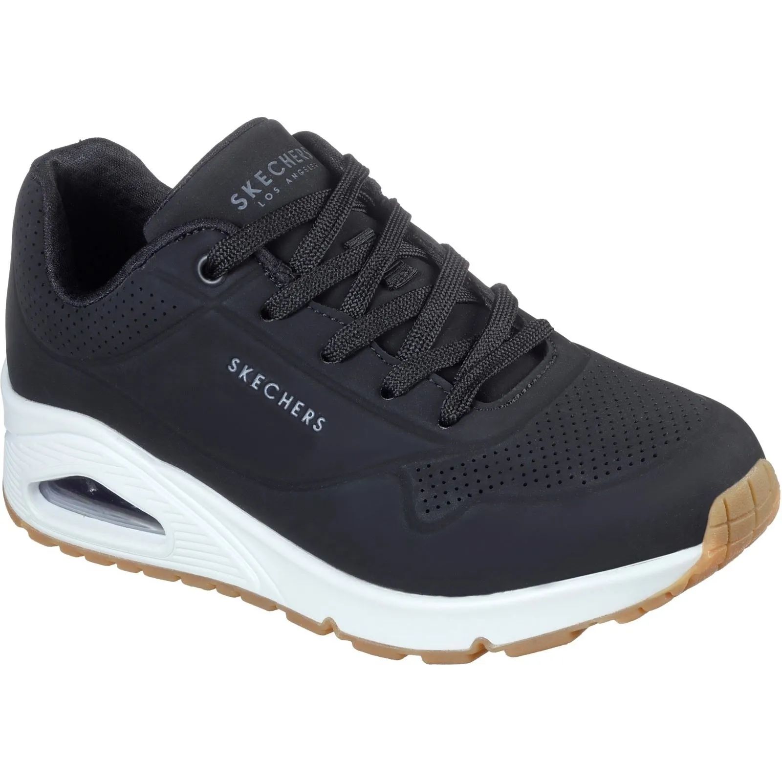 Skechers Women's Uno Stand On Air Sports Shoes in Black