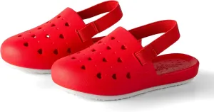 Slingers Juvenile Kids Water Shoe Mule Slingback - Girls Pool Slide/Washable Sandal Flats.