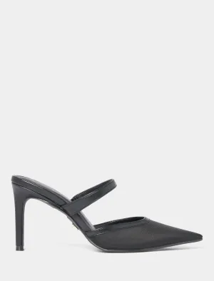 Sofia Mesh Mule Heel
