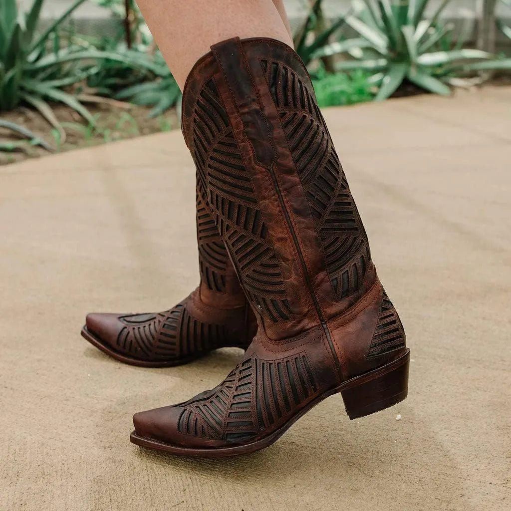 Soto Boots Womens Inlay Cowgirl Boots M50048