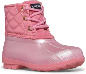Sperry Mens Shoes Port Rain Boot, Pink, 11 US Unisex Big Kid