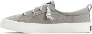 Sperry Women's Crest Vibe Sneaker, Grey, 10 Wide