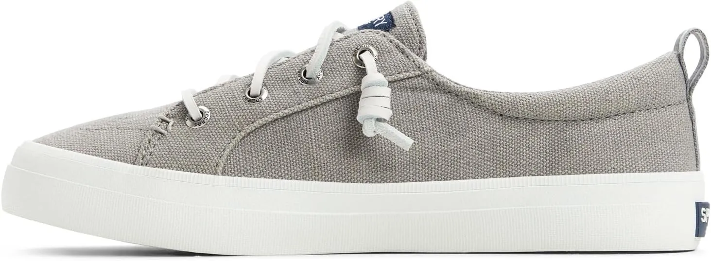Sperry Women's Crest Vibe Sneaker, Grey, 10 Wide