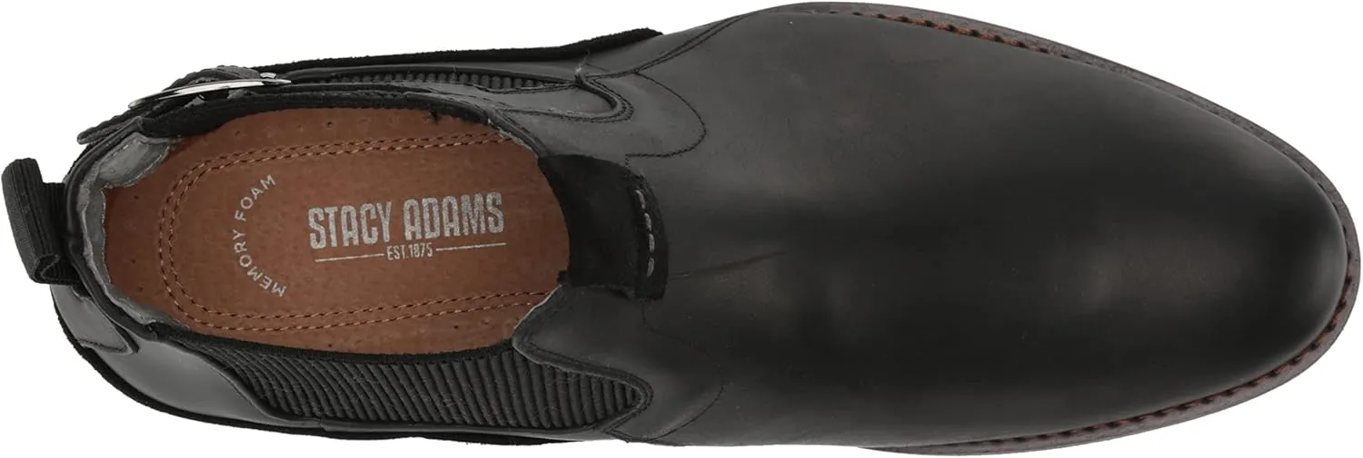 STACY ADAMS Men's Oskar Buckle Boot Chelsea