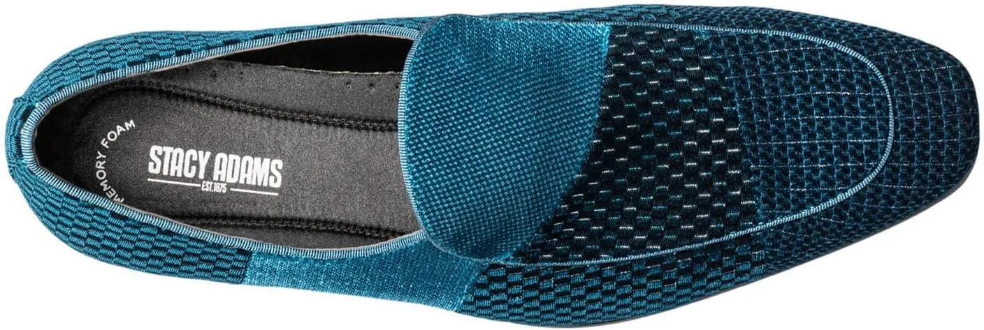 STACY ADAMS Men's Shapshaw Velour Slip on Loafer