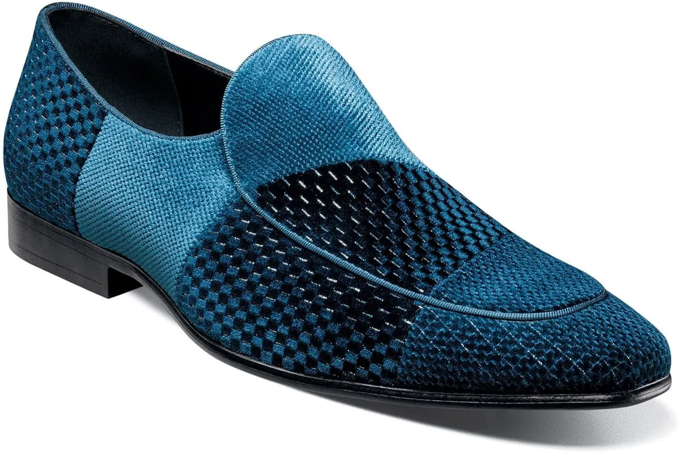 STACY ADAMS Men's Shapshaw Velour Slip on Loafer