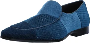 STACY ADAMS Men's Shapshaw Velour Slip on Loafer