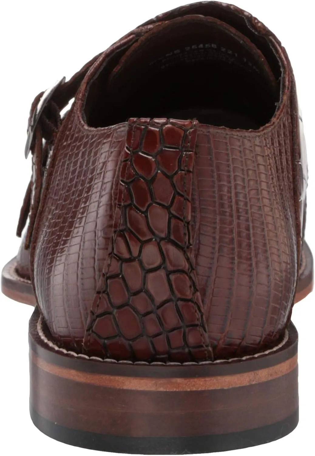 Stacy Adams Men's Toscano Cap Toe Double Monk Strap Loafer