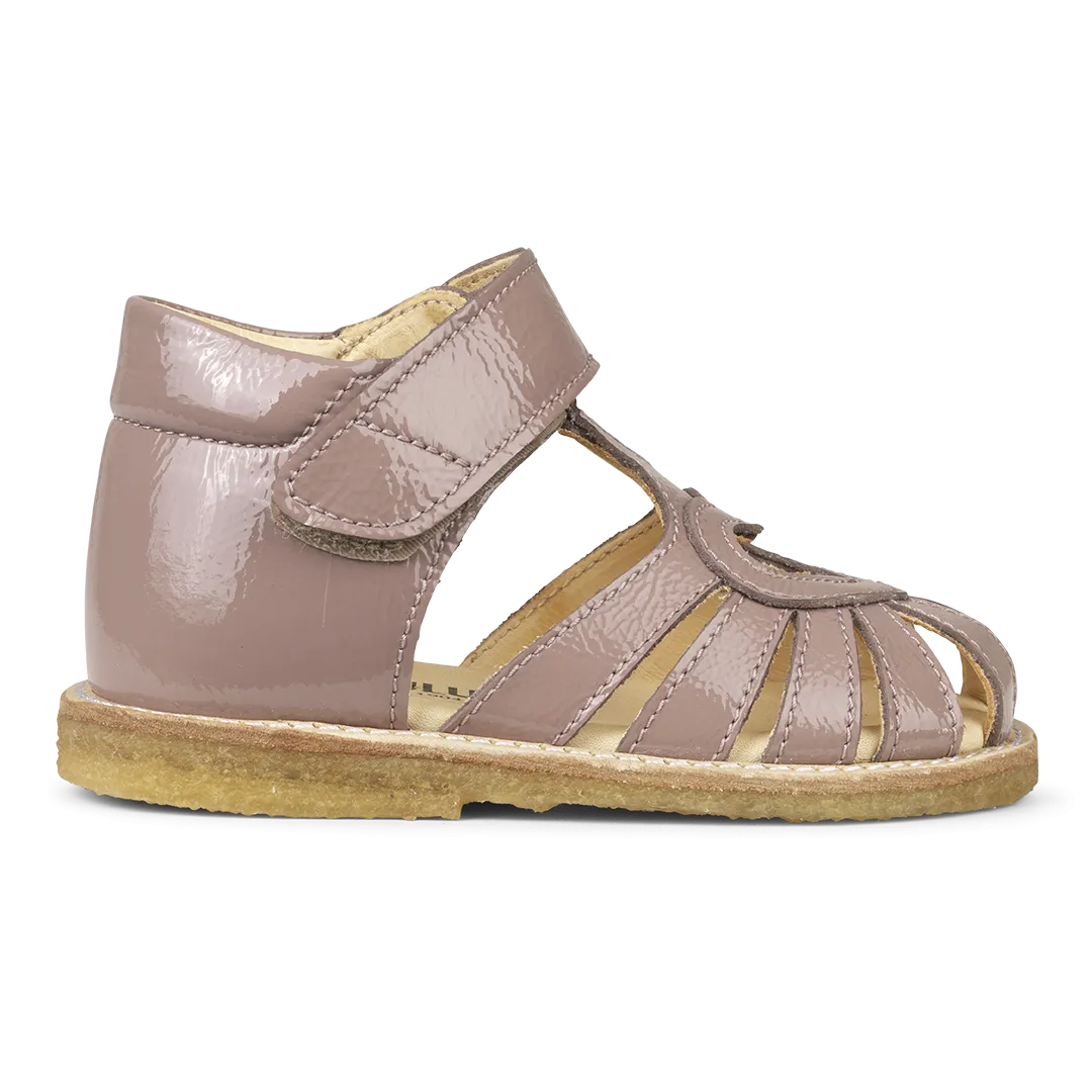 Starter heart sandal with velcro closure