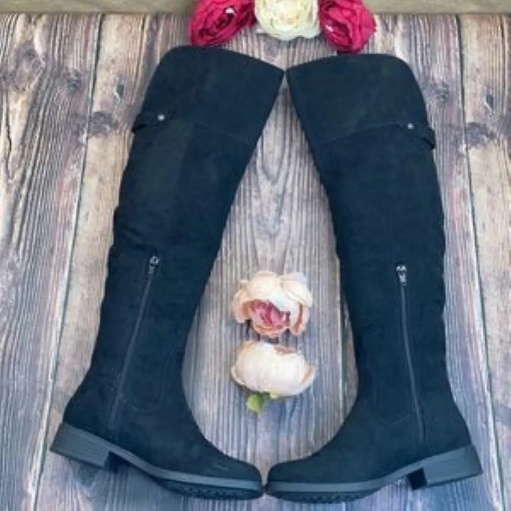 Sun   Stone Black  Over-The-Knee Allicce Boots 5