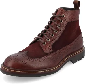 TAFT The Boston Longwing Boot in Chili