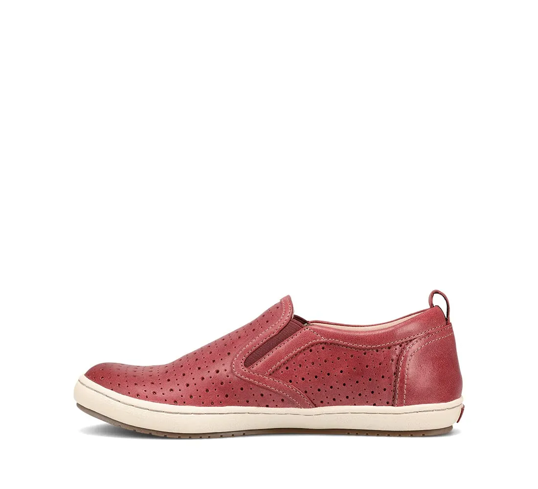 Taos Footwear Women's Court Warm Red Sneaker 6 M US
