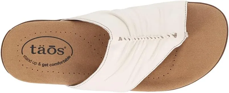 Taos Gift 2 Women's Sandal - Elevate Your Style with A Classic Open Back Toe-Post Design - Premium Comfort with Arch Support and Cooling Gel Padding for All Day Wearability