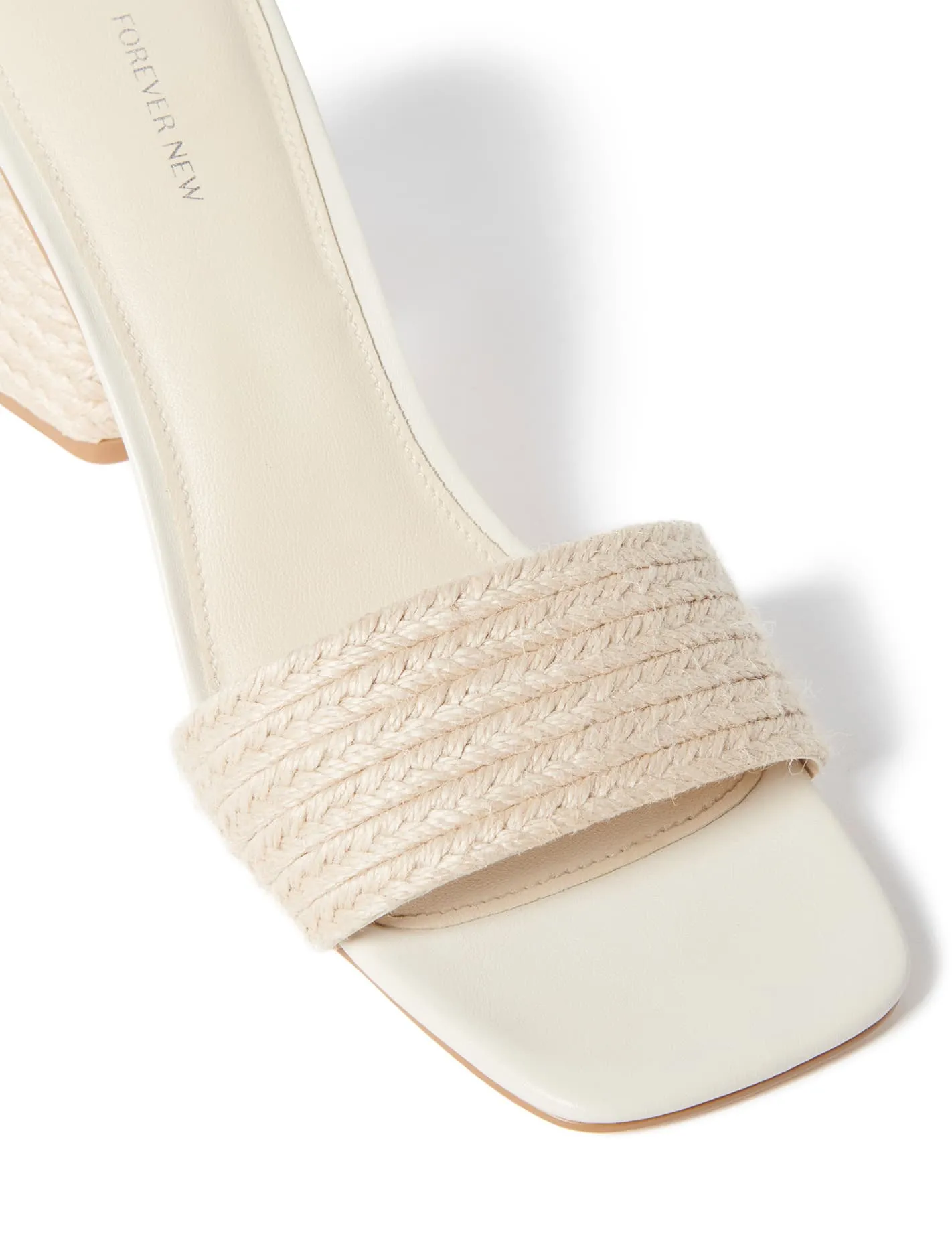 Taylor Rope Mule Heel