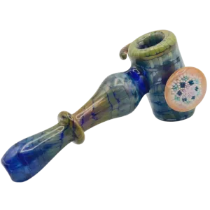 Thick Nick Glass x Livin x DDG x Melt Mods - Horned Hammer w/ UV Doticallo and Flower Implosion Cabs