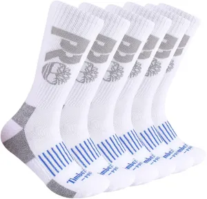 Timberland PRO Men's 6-Pack Crew Socks
