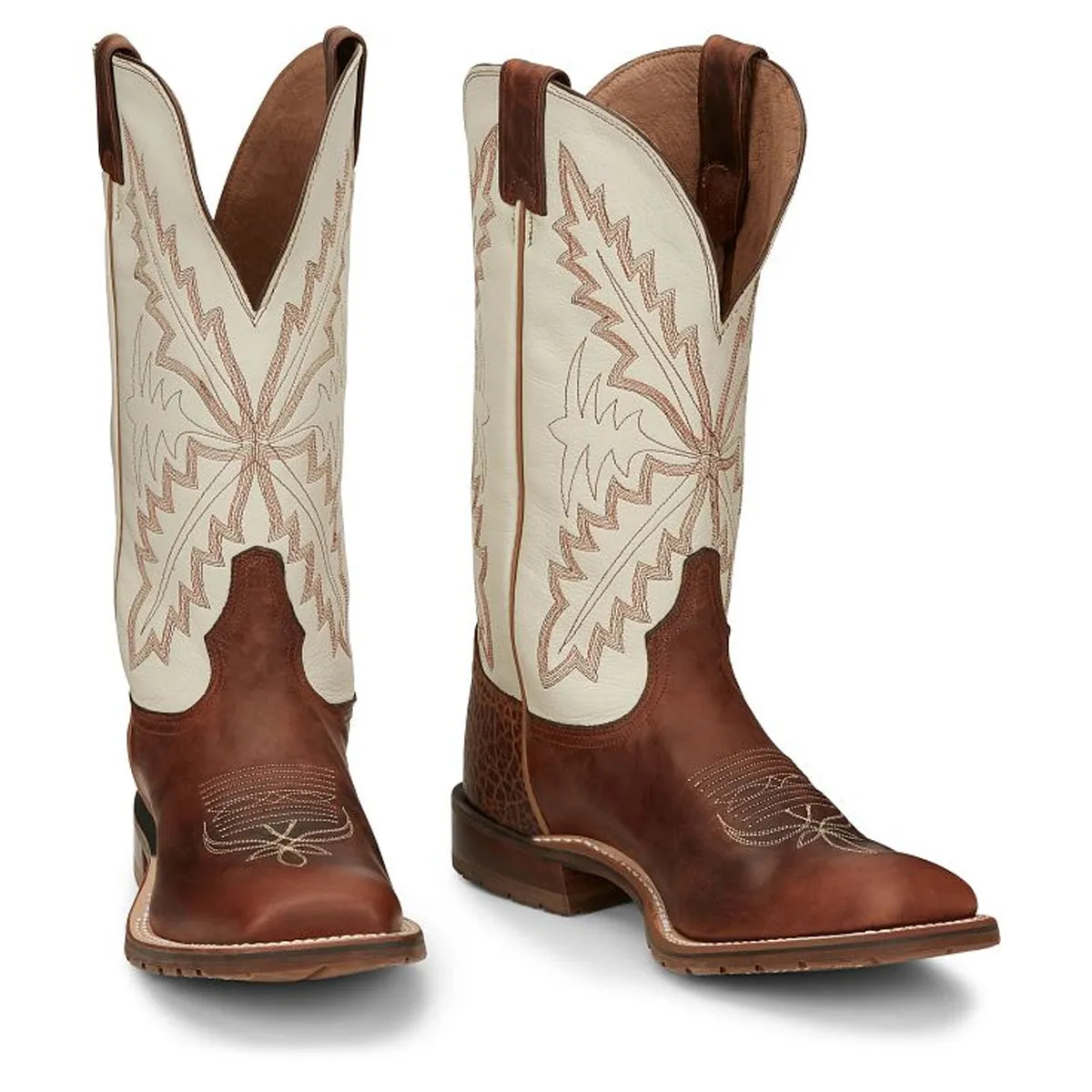 Tony Lama Back Men Footwear Cowboy/Western  Antonio 13" western  Color Chestnut (#XT5102)