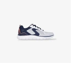 Track Trainer in White / Navy