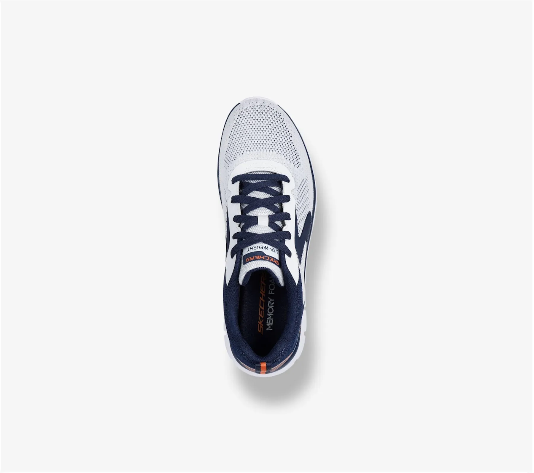 Track Trainer in White / Navy