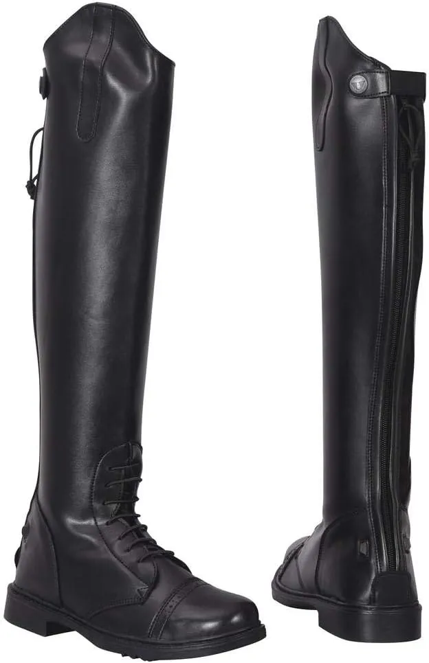 TuffRider Women's Starter Back Zip Field Boots in Synthetic Leather