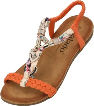 Ubah by Sila Sahin Women's Sandals, Fashionable Sandals, Comfortable Summer Shoes, Stylish Mules with Elastic Strap