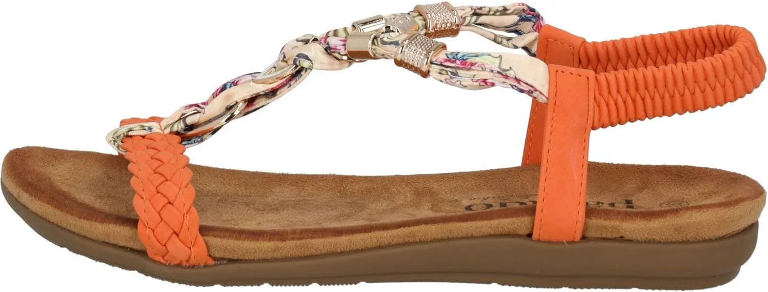 Ubah by Sila Sahin Women's Sandals, Fashionable Sandals, Comfortable Summer Shoes, Stylish Mules with Elastic Strap