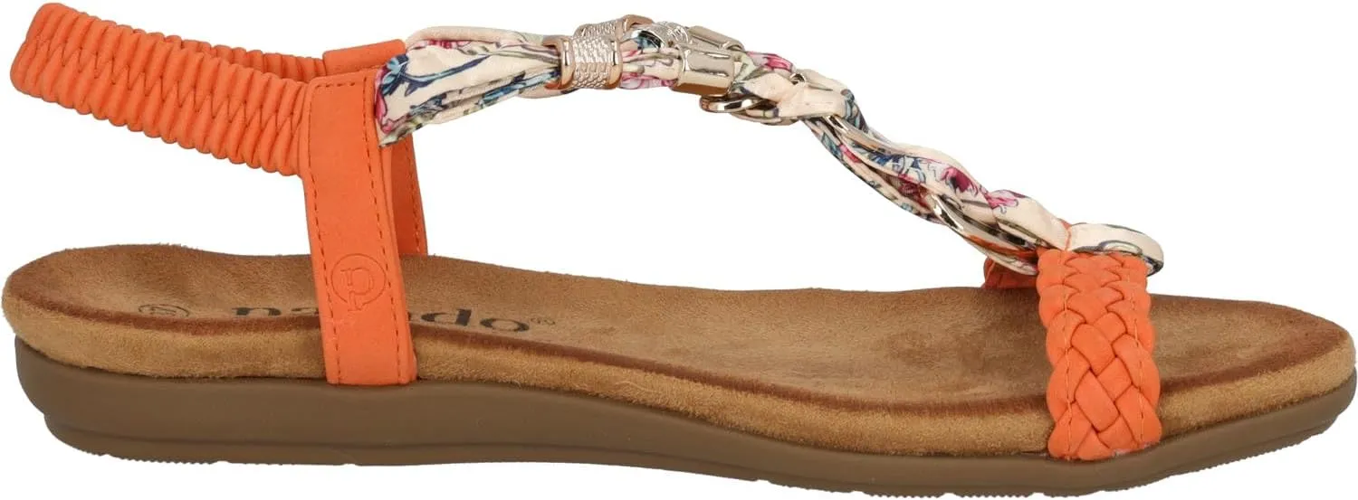 Ubah by Sila Sahin Women's Sandals, Fashionable Sandals, Comfortable Summer Shoes, Stylish Mules with Elastic Strap
