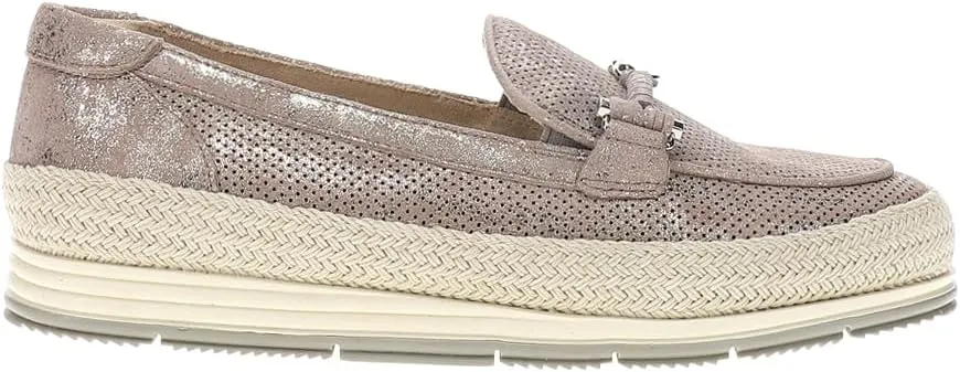 VANELi Women's Quarzi Athleisure Metallic Perforated Slip on Loaf Sneaker