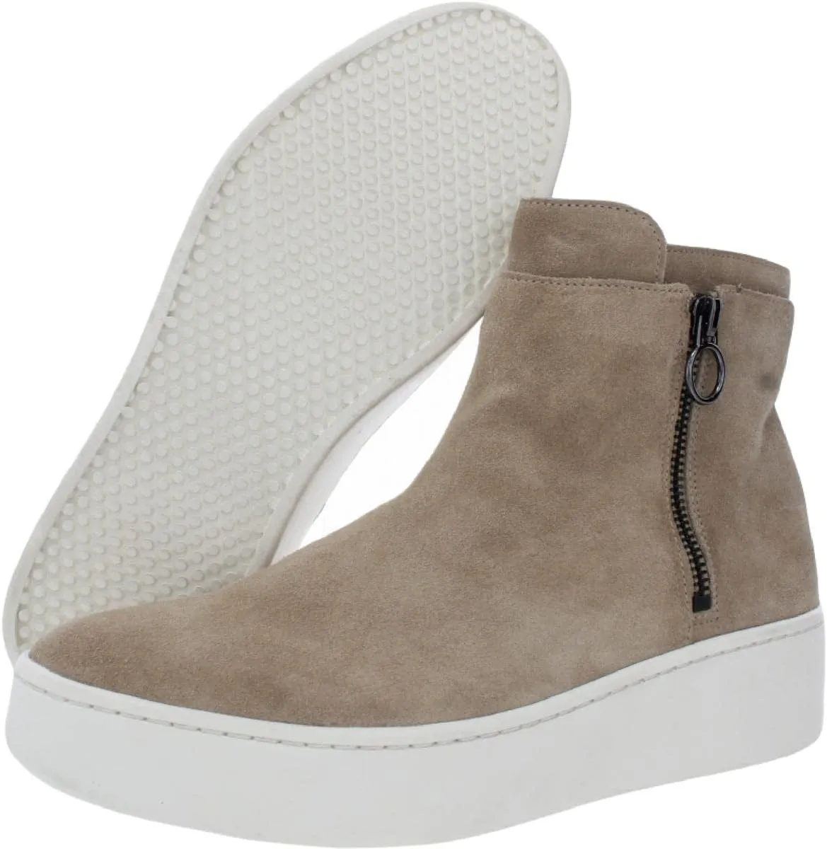 VIA SPIGA Women's Easton Side Zip Mid High Sneaker