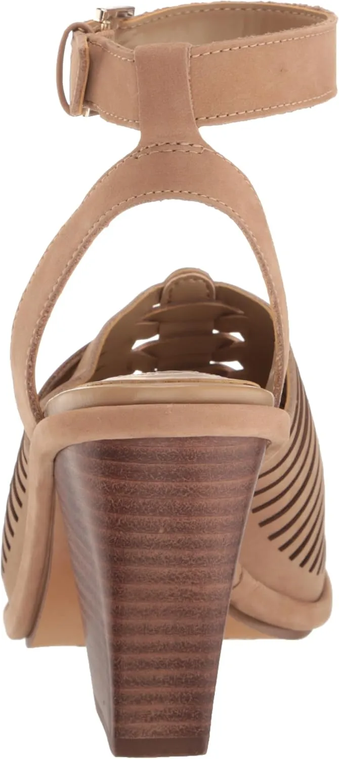 Vince Camuto Women's Frenela Stacked Heel Sandal Heeled