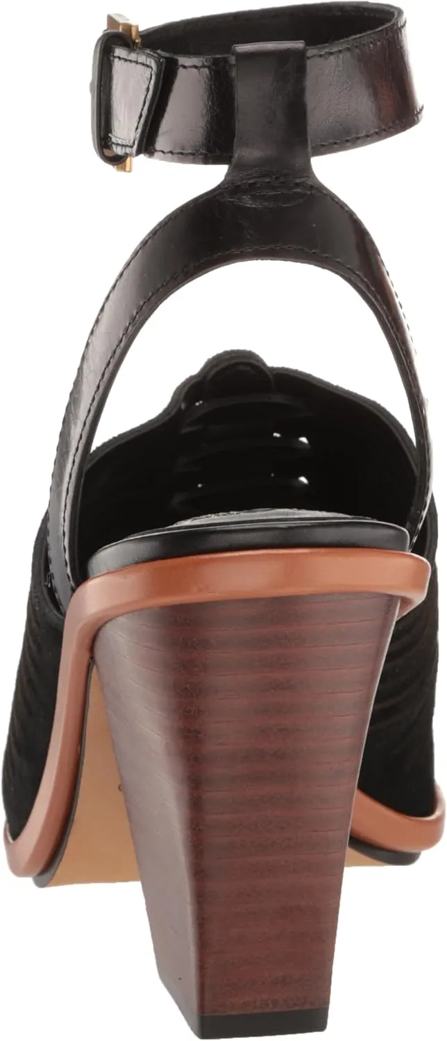 Vince Camuto Women's Frenela Stacked Heel Sandal Heeled