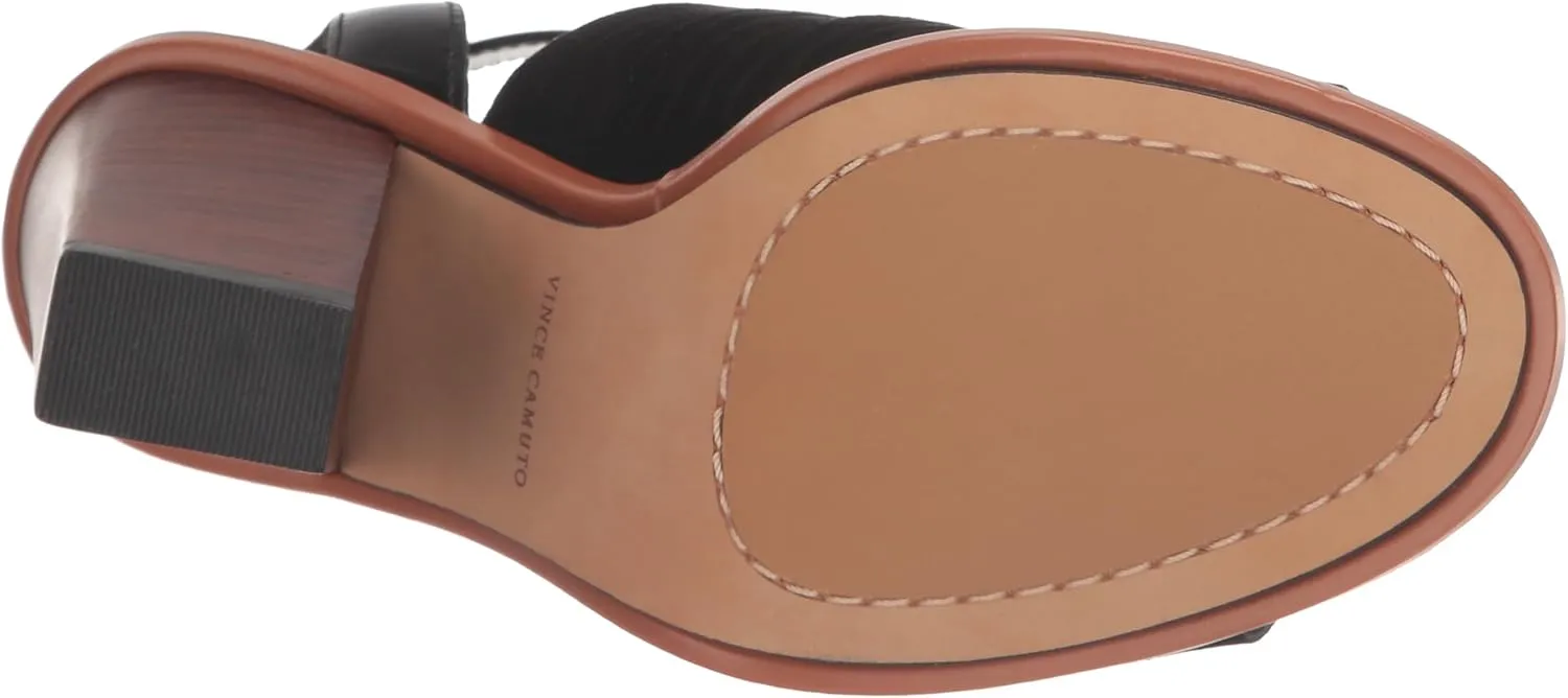 Vince Camuto Women's Frenela Stacked Heel Sandal Heeled