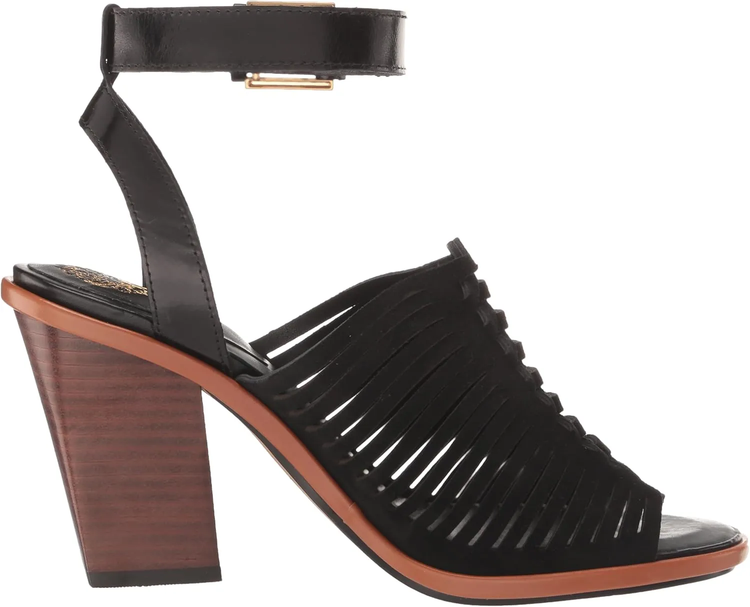 Vince Camuto Women's Frenela Stacked Heel Sandal Heeled