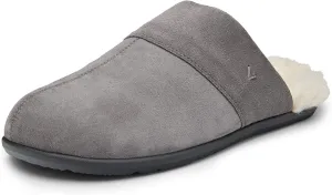 Vionic Men's Bridges Alfons Mule Sipper- Comfortable Spa House Slippers That Includes an Orthotic Insole and Cushioned Outsole for Arch Support, Soft House Shoes for Men