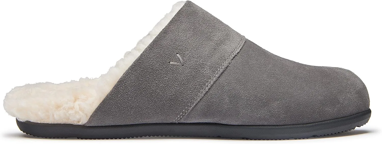 Vionic Men's Bridges Alfons Mule Sipper- Comfortable Spa House Slippers That Includes an Orthotic Insole and Cushioned Outsole for Arch Support, Soft House Shoes for Men